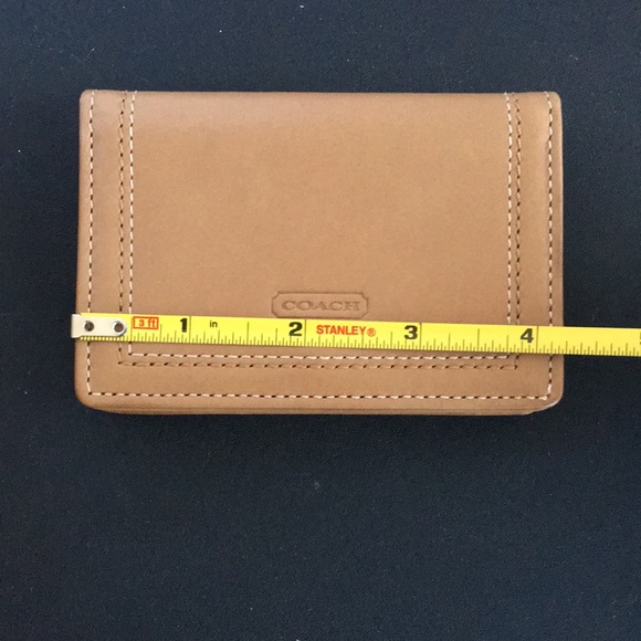 Coach Retired Leather Mini Bag With Matching Card Wallet - Picture 13 of 16